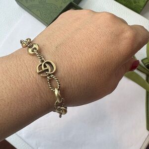 Gucci Gold Interlocking Bracelet